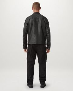 Men's Raceway Leather Jacket - Image 3