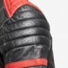 Brad Vintage Moto Racer Leather Jacket - Image 4