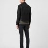 Drew Black Racer Leather Jacket - Image 3