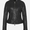 Emma Black Racer Jacket - Image 5