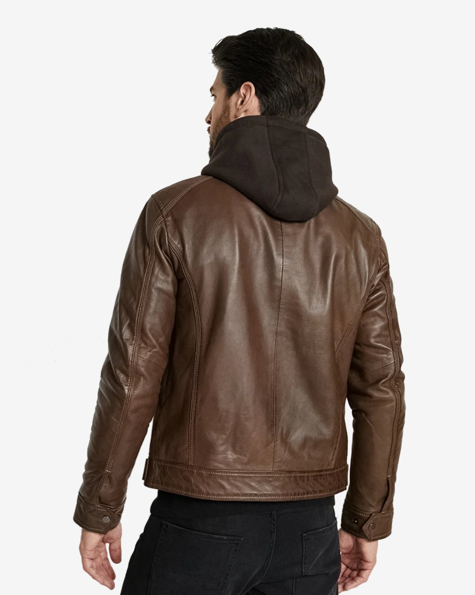 Eric Brown Hooded Leather Jacket-03