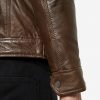Eric Brown Hooded Leather Jacket - Image 8