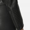 Flawn Womens Racer Leather Jacket - Image 5