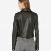 Jakett Womens Biker Leather Jacket - Image 2