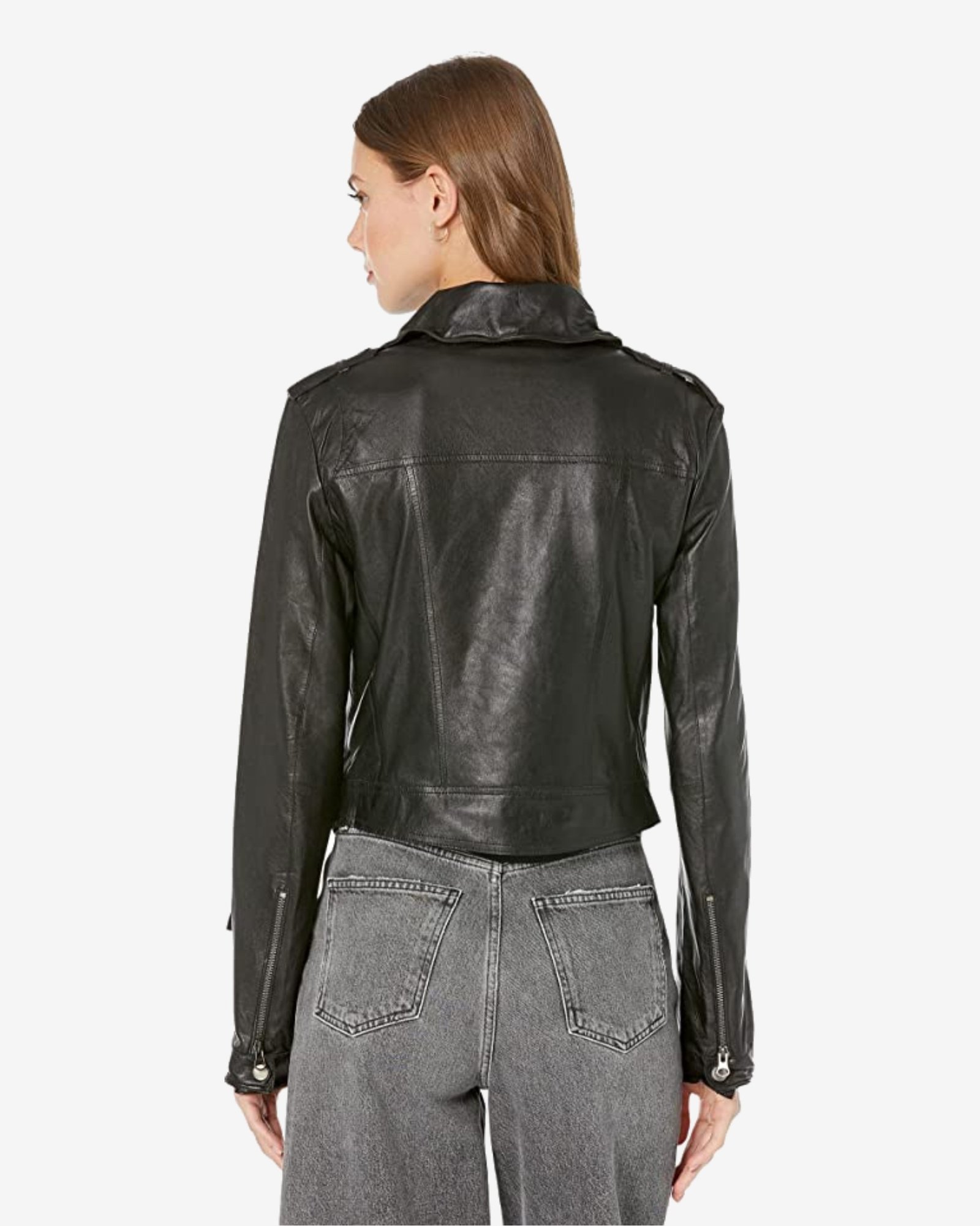 Alternative view of Jakett Womens Biker Leather Jacket
