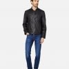 John Band Collar Racer Jacket - Image 4