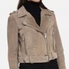 Sand Stoner Women Suede Moto Jacket - Image 5