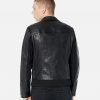 Staro Men Biker Leather Jacket - Image 2