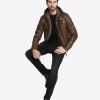 Eric Brown Hooded Leather Jacket - Image 2
